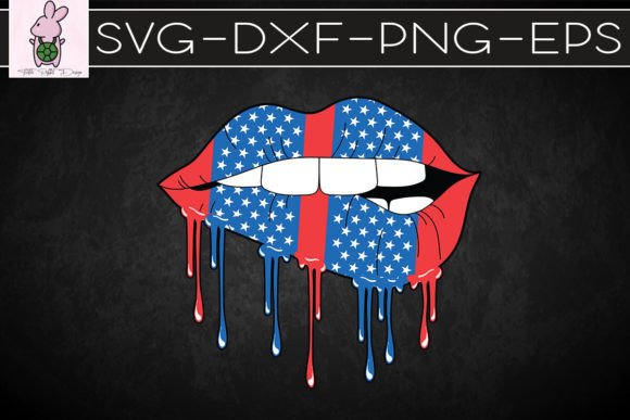 American Flag Lips SVG: Graphics for Crafts-Driven Branding