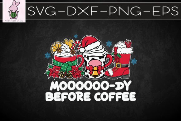 Moooooo-dy Before Coffee SVG: Graphics & Crafts Asset Review