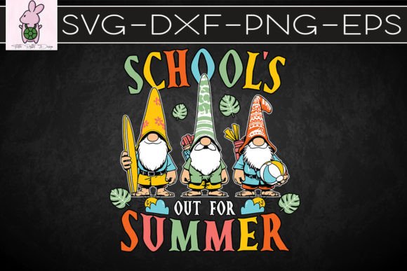 School’s Out for Summer Gnomies SVG