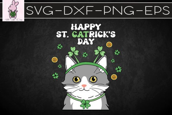 St Patricks Day Cat Humor SVG: Graphics for Crafts & Content